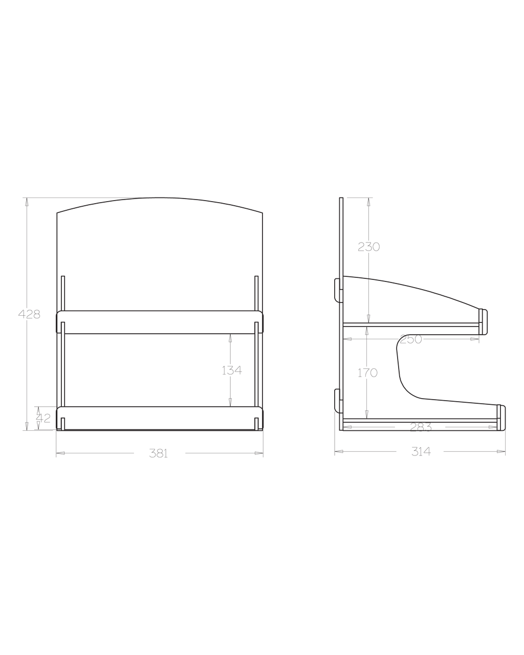 Counter Top Display Stand