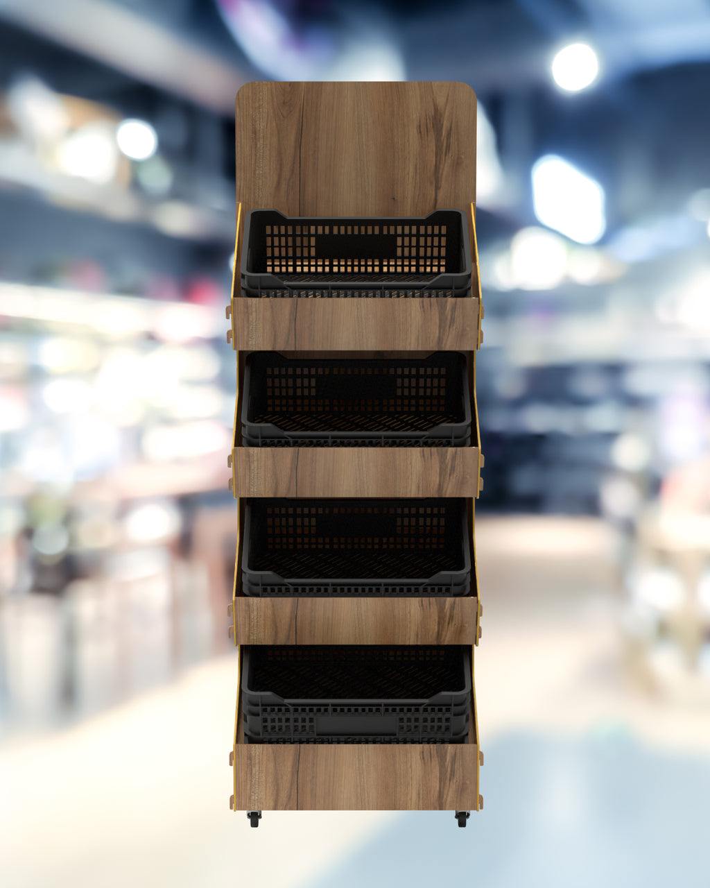 Produce Tray Display Stand