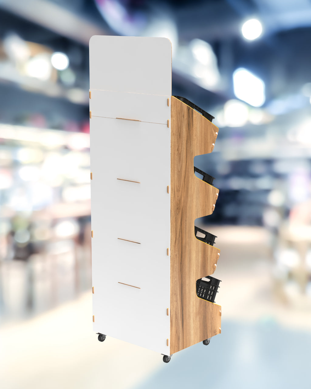 Produce Tray Display Stand